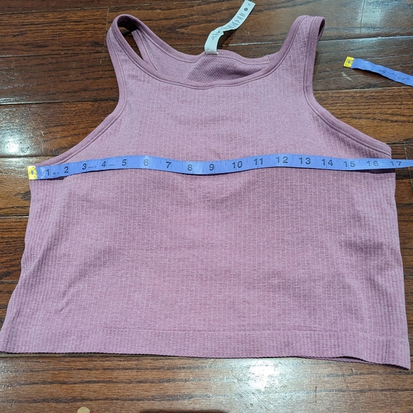 NWOT Lululemon Ebb to Street Cropped Racerback Tank Top - Velvet Dust - Picture 11 of 14